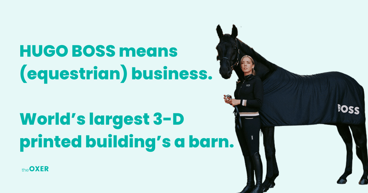 HUGO BOSS Just Expanded Into Equestrian