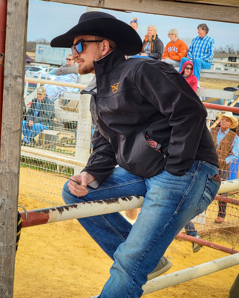Nick Luciano at the rodeo