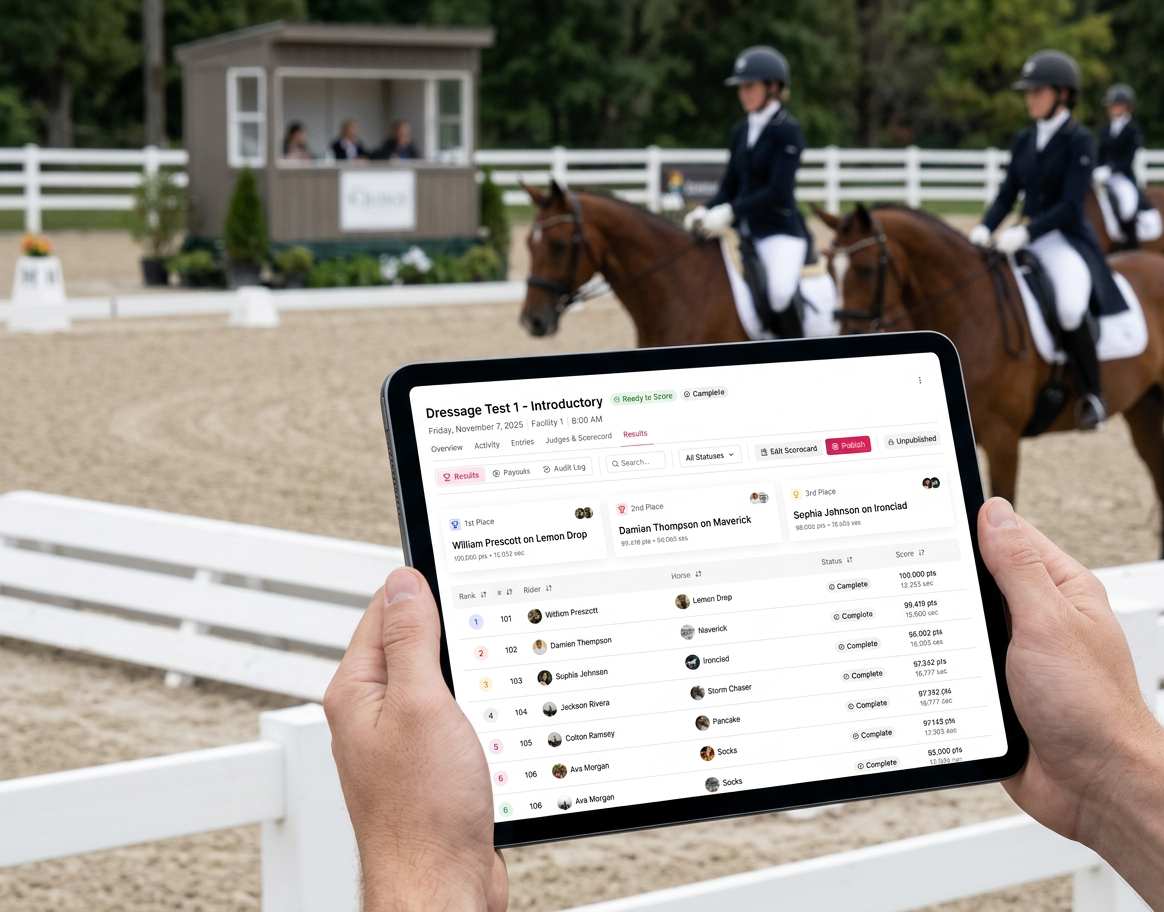 Best Software for Running a Dressage Show
