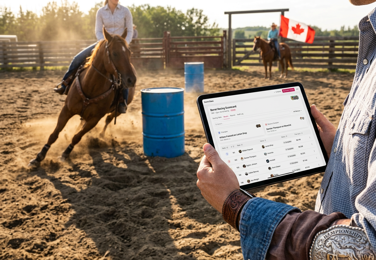 Real-time Horse Show Scoring: Transforming the Canadian Event Day