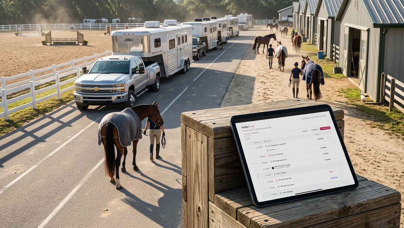 Streamlining Horse Show Arrival Logistics for Major Circuits